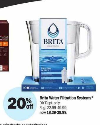 Meijer Brita water filtration systems offer