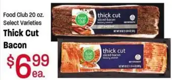 Thick cut Bacon 20 oz.