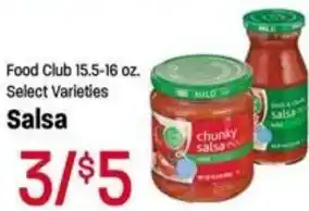 Food Club Salsa 15.5-16 oz.