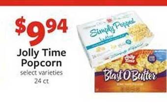 Fareway Jolly time popcorn offer
