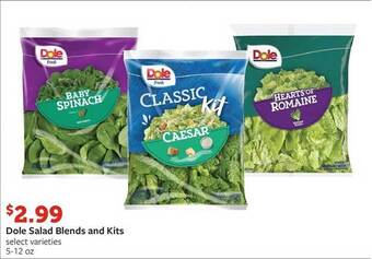 Fareway Dole salad blends and kits offer