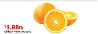 Fareway Chilean navel oranges offer