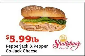 Fareway Pepperjack & pepper co-jack cheese offer