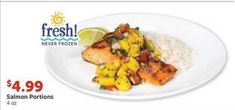 Fareway Salmon portions offer