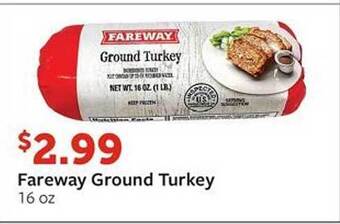 Fareway Fareway ground turkey offer