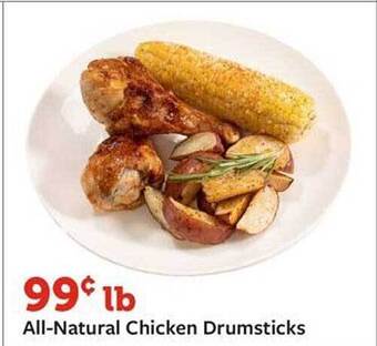 Fareway All-natural chicken drumsticks offer