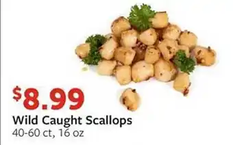 Fareway Wild caught scallops offer
