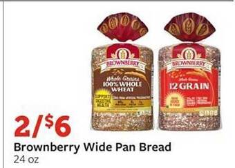 Fareway Brownberry wide pan bread offer