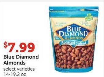 Fareway Blue diamond almonds offer