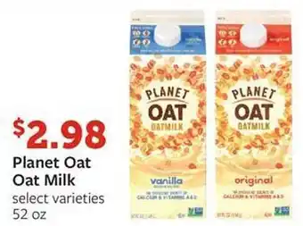 Fareway Planet oat oat milk offer
