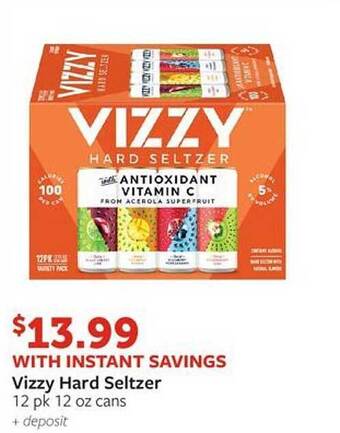 Fareway Vizzy hard seltzer offer