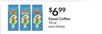 Publix Kauai coffee offer