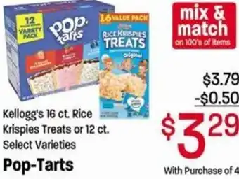 Ridley's Family Markets Kellogg's Pop-Tarts offer