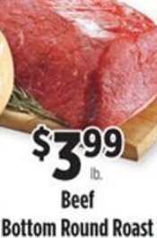 Pioneer Supermarkets Beef Bottom Round Roast offer