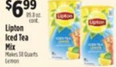Pioneer Supermarkets Lipton Iced Tea Mix offer