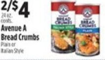 Pioneer Supermarkets Avenue A Bread Crumbs offer