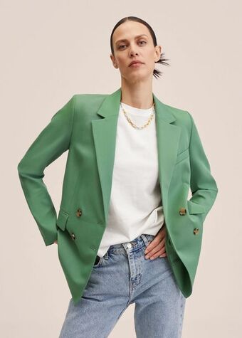 Mango Double-breasted blazer offer