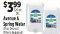 Pioneer Supermarkets Avenue A Spring Water offer