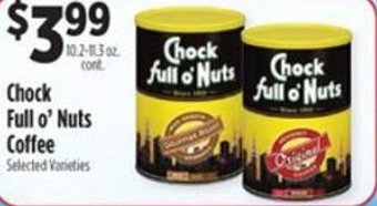 Pioneer Supermarkets Chock Full o' Nuts Coffee offer