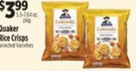 Pioneer Supermarkets Quaker Rice Crisps offer