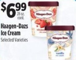 Pioneer Supermarkets Haagen-Dazs Ice Cream offer