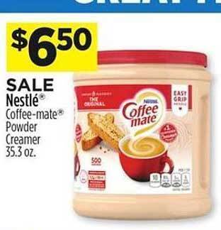 Dollar General Nestlé coffee-mate powder creamer offer