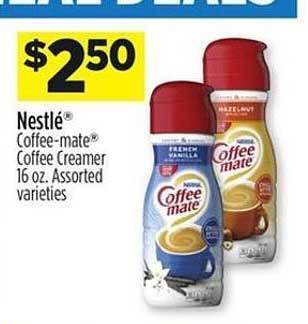 Dollar General Nestlé coffee-mate coffee creamer offer