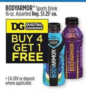 Dollar General Bodyarmor sports drink offer