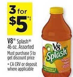 Dollar General V8 splash offer
