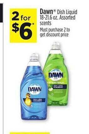 Dollar General Dawn dish liquid offer