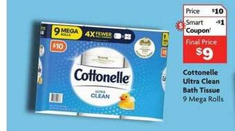 Family Dollar Cottonelle ultra clean bath tissue offer