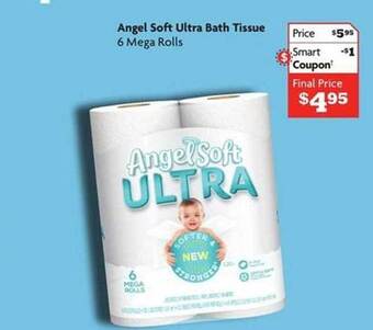 Family Dollar Angel soft ultra bath tissue offer
