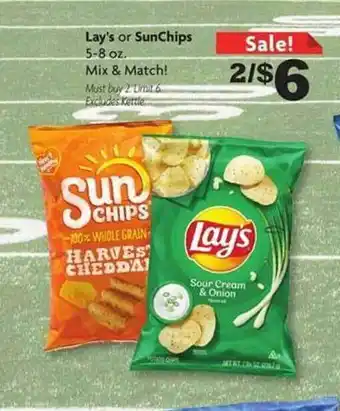 Family Dollar Lay's or sunchips mix & match! offer