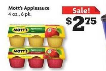 Family Dollar Mott's applesauce offer