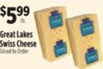 Pioneer Supermarkets Great Lakes Swiss Cheese offer