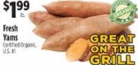 Pioneer Supermarkets Fresh Yams offer