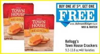 Price Chopper Kellogg's town house crackers offer