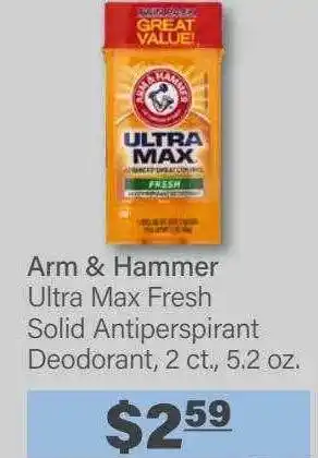 Commissary Arm & hammer deodorant offer