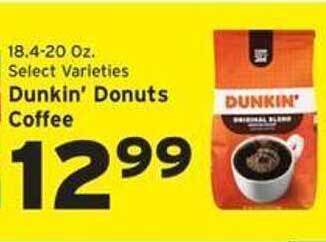Hannaford Dunkin' donuts coffee offer