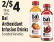 Pioneer Supermarkets Bai Antioxidant Infusion Drinks offer
