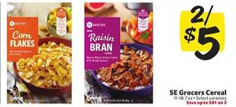 Winn Dixie Se grocers cereal offer