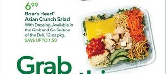 Publix Boar's head® asian crunch salad offer