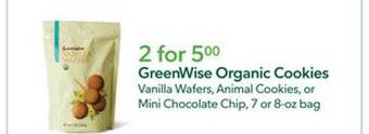Publix Greenwise organic cookies offer