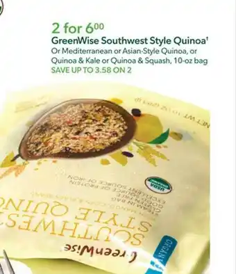 Publix Greenwise southwest style quinoa offer