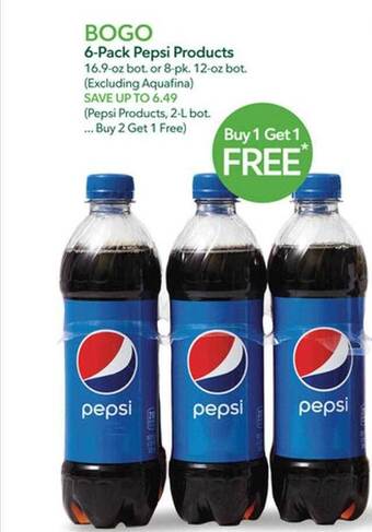 Publix 6-pack pepsi products offer