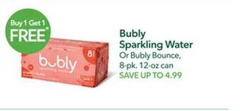 Publix Bubly sparkling water offer