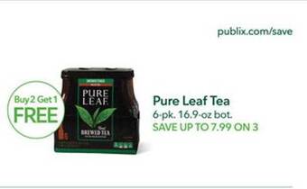 Publix Pure leaf tea offer