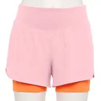Kohl's Women's tek gear® v-front 2-in-1 shorts offer