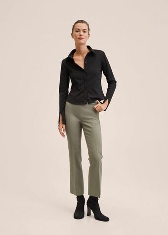 Mango Flare crop pants offer