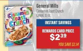 Commissary General mills offer
